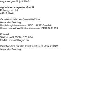 Impressum von dieBestenTop10.de - A close up of a logo - Document