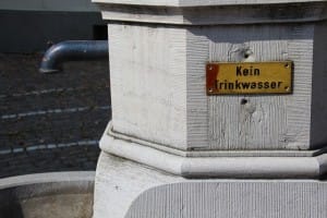 Kein Wasser - erst recht nicht aus dem Wassersprudler